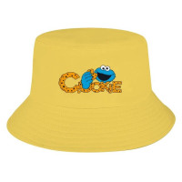 Панама в стиле унисекс с изображением печенья и монстра, Кепка От Солнца в стиле хип-хоп для рыбалки и Улица Сезам, модный дизайн