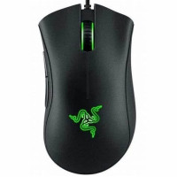 Проводная игровая мышь Razer DeathAdder Essential, оптический сенсор 6400DPI, 5 независимых кнопок, Мышь Razer для ноутбука, игровой плеер для ПК