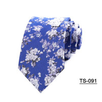 Мужской галстук DIANM 7 см, синий галстук с серыми цветами, мужские галстуки для свадьбы из полиэстера, мужские деловые галстуки