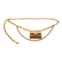 Роскошный дизайнерский Женский Повседневный тонкий пояс для брюк, платьев, пояс с кисточкой, металлическая сумка, пояс, ремень с золотой цепочкой