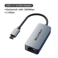 Кабель 2,5 Гбит/с USB Ethernet адаптер USB 3,1 LAN RJ45 сеть для компьютера ноутбука Dell ASUS Mi Box C445