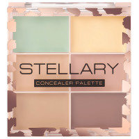 Stellary  Concealer pallete Набор консилеров из 6 оттенков с кремовой текстурой для всех типов кожи, корректор для безупречного тона лица и зоны вокруг глаз, тон 01, 5 г