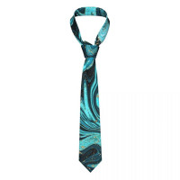 Фиолетовая блузка с абстрактным принтом и галстуком-бабочкой 8 см