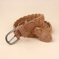 Женский плетеный ремень Универсальный женский декоративный ремень с пряжкой-иглой Модный женский ремень с пряжкой в новейшем стиле