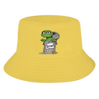 Панама Улица Сезам, Мужская Женская кепка для рыбалки с принтом Оскара, шапка для рыбалки в стиле хип-хоп, пляжные шляпы от солнца