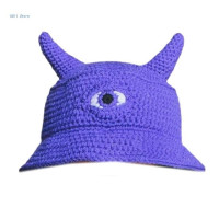 Зимняя трикотажная женская панама на Хэллоуин, трикотажная шапка для подростков и взрослых