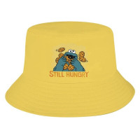 Панама Улица Сезам, шапка для мужчин и женщин с голодным печеньем и монстром, рыбацкая Кепка в стиле хип-хоп, пляжные шляпы от солнца для рыбалки