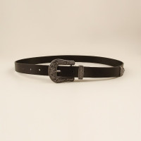 Роскошный женский треугольный ремень в стиле ретро с резным цветком металлический ремень с металлической пряжкой многоцветный ремень Женская мода высокое качество