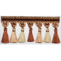 6 метров в сумке, занавеска с кисточкой, занавеска с бахромой, отделка, занавеска с бахромой, коричная кружевная ткань