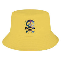 Шапка-ведро унисекс с черепами, Панама в стиле хип-хоп, пиратский капитан харлок, модная дизайнерская шапка от солнца для рыбалки