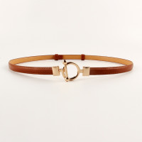 Модный ремень для платья для женщин простой женский ремень с круглой пряжкой декоративное пальто свитер ремень в подарок