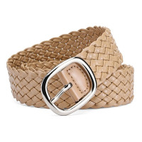 2023 новые модные женские плетеные ремни ярких цветов, женские ремни с орнаментом на талии, без отверстий, все соответствующие