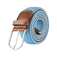 Ремень эластичный в полоску для мужчин и женщин, 60 цветов, 107/120/130 см