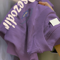 夏日多巴胺穿搭！港味復古短袖t恤女寬鬆簡約印花小眾不撞款上衣