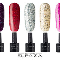 ELPAZA PROFESSIONAL CLASSIC 5шт.10мл. В наборе (С БЛЁСТКАМИ НАСЫЩЕННЫЕ ЦВЕТА.)
