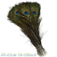 Натуральные перья павлина 50 шт./лот для рукоделия, украшения, декоративные шлейфы, украшения для стола «сделай сам», украшение для вечеринки