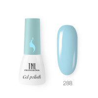 Гель лак для ногтей голубой TNL 8 Чувств Mini №288 (3,5 мл)