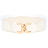 Новый корейский стиль ветровка эластичный пояс декоративные пуговицы широкий пояс женский ремень с пряжкой из сплава платье женский аксессуар