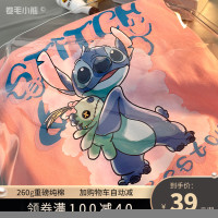 hug!S捲毛小熊重磅純棉短袖t恤女2023年新款寬鬆韓版美式小眾上衣