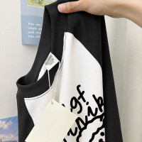 簡約の好看！美式復古插肩袖T恤女夏季純棉短袖寬鬆甜酷休閒上衣