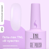 TNL Гель-лак 8 Чувств №272 - пастельная орхидея (10 мл.) розовый сиреневый для ногтей