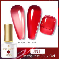 Борн Претти Гель-лак Желе Jelly Nude Полупрозрачный 7мл