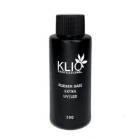 Klio Professional Rubber Base Extra 50 ml Клио каучуковая база Экстра 50 мл