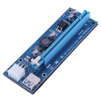 Райзер для майнинга 6pin PCI-E, USB3.0 от 1x до 16x, специальный Райзер для майнинга, PCIe конвертер, видеокарта для майнинга BTC