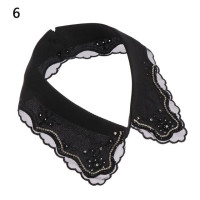 Женская винтажная блузка со съемным воротником, 1 шт.