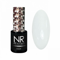 Nail Republic, NR-000 Гель-лак для френча, Экстра белый (10 мл)