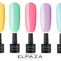 ELPAZA PROFESSIONAL CLASSIC 10 мл. 5шт. В наборе (НЕЖНЫЕ ЦВЕТА.)