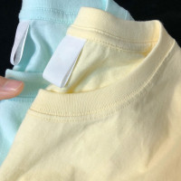 推薦多色入手~白色T恤女夏純棉短袖正肩打底純白T恤寬鬆別致上衣