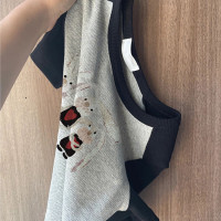 辣妹吸睛穿搭！！插肩袖設計感短袖t恤女小個子短款美式甜辣上衣