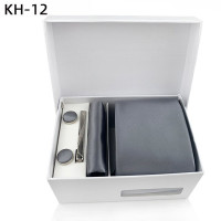 Галстук мужской простой, Подарочная коробка, 6 шт., набор карманов для галстука, запонки для шарфа, воротника