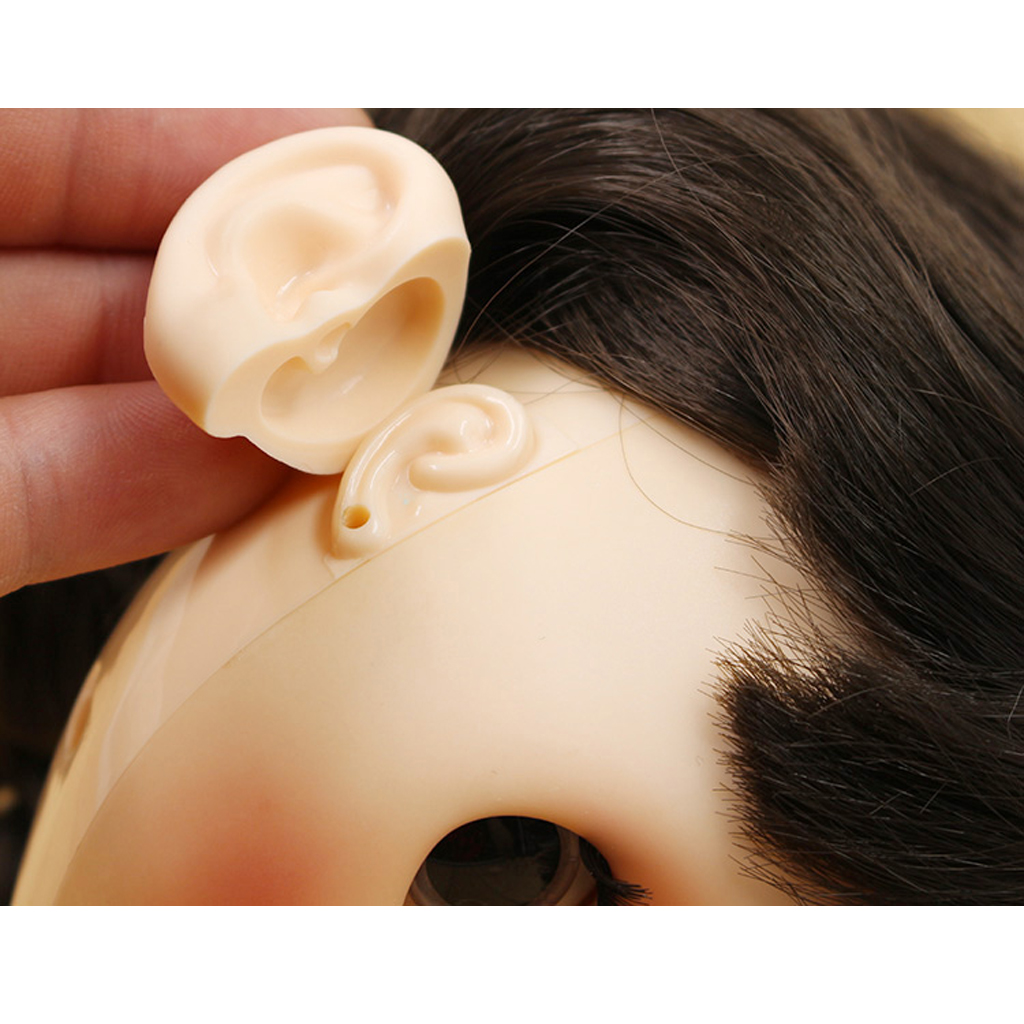 Steady Neck Connector Head Fixer Ears Paste Set  for Blythe Dolls Custom DIY Making Accessory