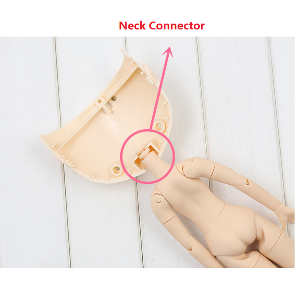 Steady Neck Connector Head Fixer Ears Paste Set  for Blythe Dolls Custom DIY Making Accessory