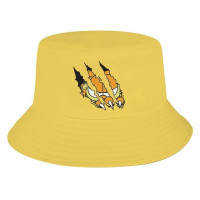 Панама Pew унисекс, модная рыболовная Кепка От Солнца в стиле хип-хоп с оранжевыми кошками