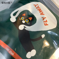 夏季新品~可愛印花純棉短袖t恤女2023年新款寬鬆韓版美式情侶上衣