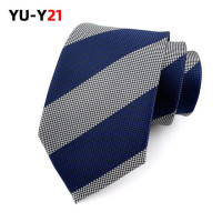 Мужской Новый Винтажный стиль джентльменские Галстуки 3 цвета полосатый галстук из полиэстера деловой ГАЛСТУК Женские аксессуары для рубашек