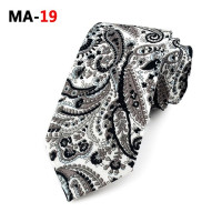 Мужские галстуки с ярким цветочным принтом, 6 см