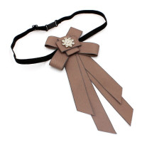 2024 женский шейный воротник, рубашка, галстук-бабочка, блестящий Женский Галстук, Мужская эластичная лента, униформа