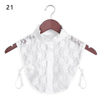 1 шт., Женская винтажная блузка со съемным ложным воротником