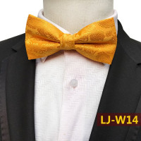 Модный двухслойный галстук-бабочка из полиэстера, 12*6 см