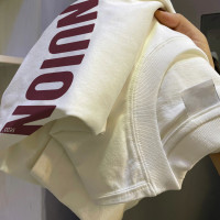 夏日多巴胺穿搭！白色純棉短袖t恤女夏寬鬆設計感印花正肩上衣潮