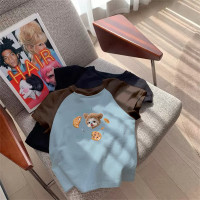 多巴胺甜美風！甜辣風短款上衣女撞色拼接設計感小眾減齡短袖t恤