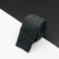Мужской вязаный Ретро волнистый полосатый галстук Модный классический тонкий галстук узкий вязаный дизайнерский галстук