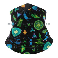 Панама с фитопланктоном, Солнцезащитная шапочка, экосистема фитопланктона, природа, микро мировая биология, научный узор, диатомы, морская жизнь, океан