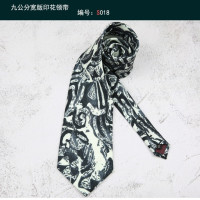 Linbaiway 9 см деловой галстук с цветочным принтом для мужчин широкий галстук для свадебной вечеринки