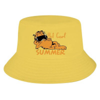 Панама в стиле хип-хоп для мужчин и женщин, шляпа с оранжевым котом, для пляжа, для рыбалки, летняя