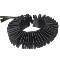 Женский сатиновый костюм клоуна для косплея, элибратья Викторианского эпохи Возрождения, воротник с оборками, чокер на Хэллоуин, искусственный сценический костюм